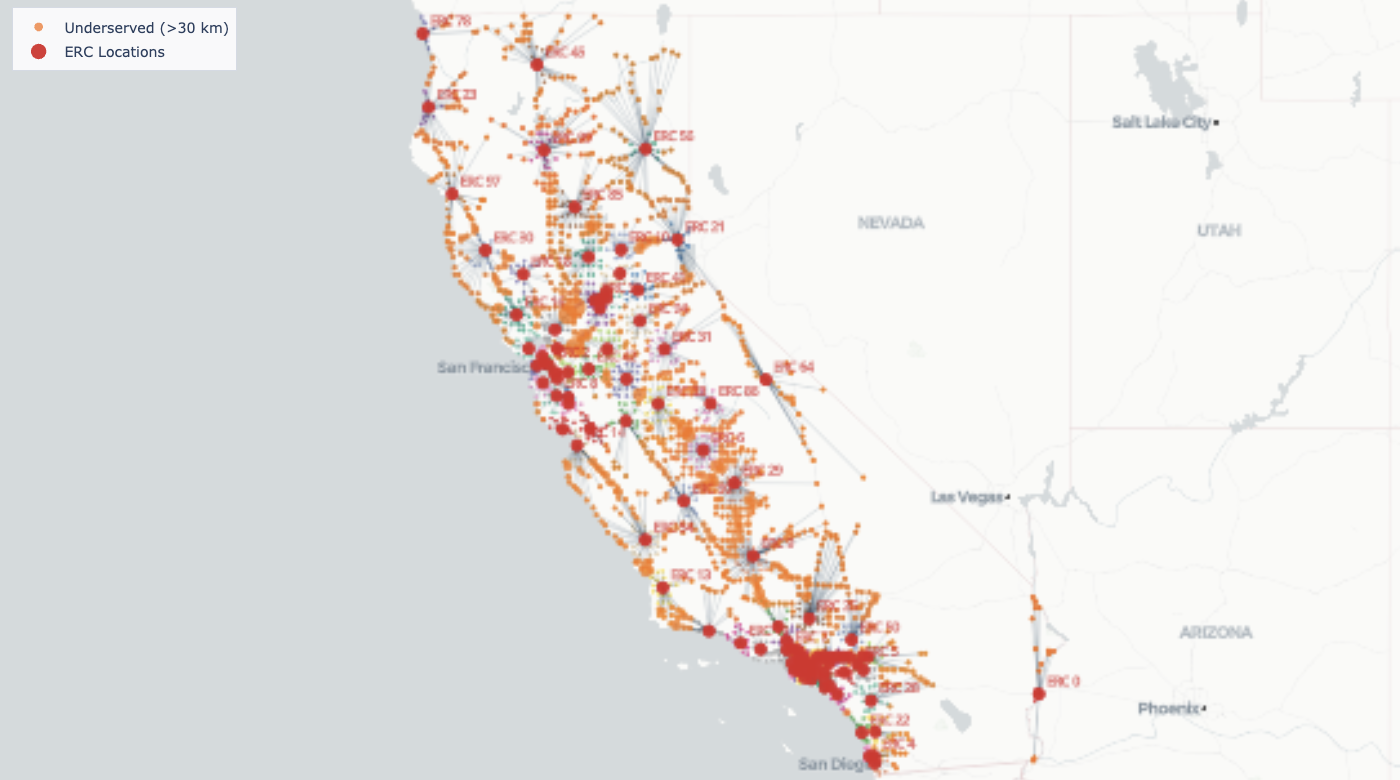 Emergency Response Allocation: California